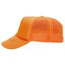 39-165 Polyester Foam Front High Crown Golf Style Mesh Back Caps