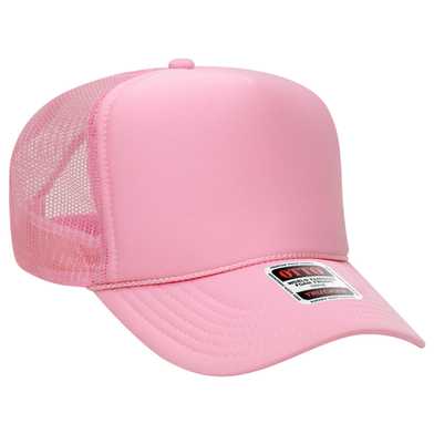 39-165 Polyester Foam Front High Crown Golf Style Mesh Back Caps 39-165 Polyester Foam Front High Crown Golf Style Mesh Back Caps