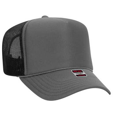 39-165 Polyester Foam Front High Crown Golf Style Mesh Back Caps 39-165 Polyester Foam Front High Crown Golf Style Mesh Back Caps