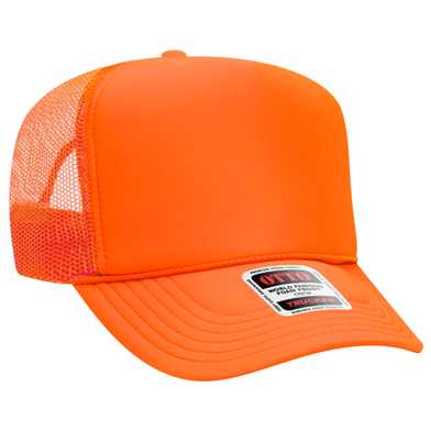39-165 Polyester Foam Front High Crown Golf Style Mesh Back Caps 39-165 Polyester Foam Front High Crown Golf Style Mesh Back Caps
