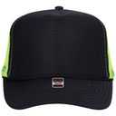 39-165 Polyester Foam Front High Crown Golf Style Mesh Back Caps