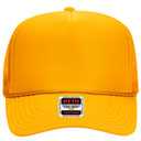 39-165 Polyester Foam Front High Crown Golf Style Mesh Back Caps