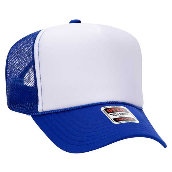 39-165 Polyester Foam Front High Crown Golf Style Mesh Back Caps 39-165 Polyester Foam Front High Crown Golf Style Mesh Back Caps