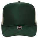 39-165 Polyester Foam Front High Crown Golf Style Mesh Back Caps