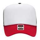 39-165 Polyester Foam Front High Crown Golf Style Mesh Back Caps
