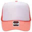 39-165 Polyester Foam Front High Crown Golf Style Mesh Back Caps