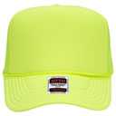 39-165 Polyester Foam Front High Crown Golf Style Mesh Back Caps