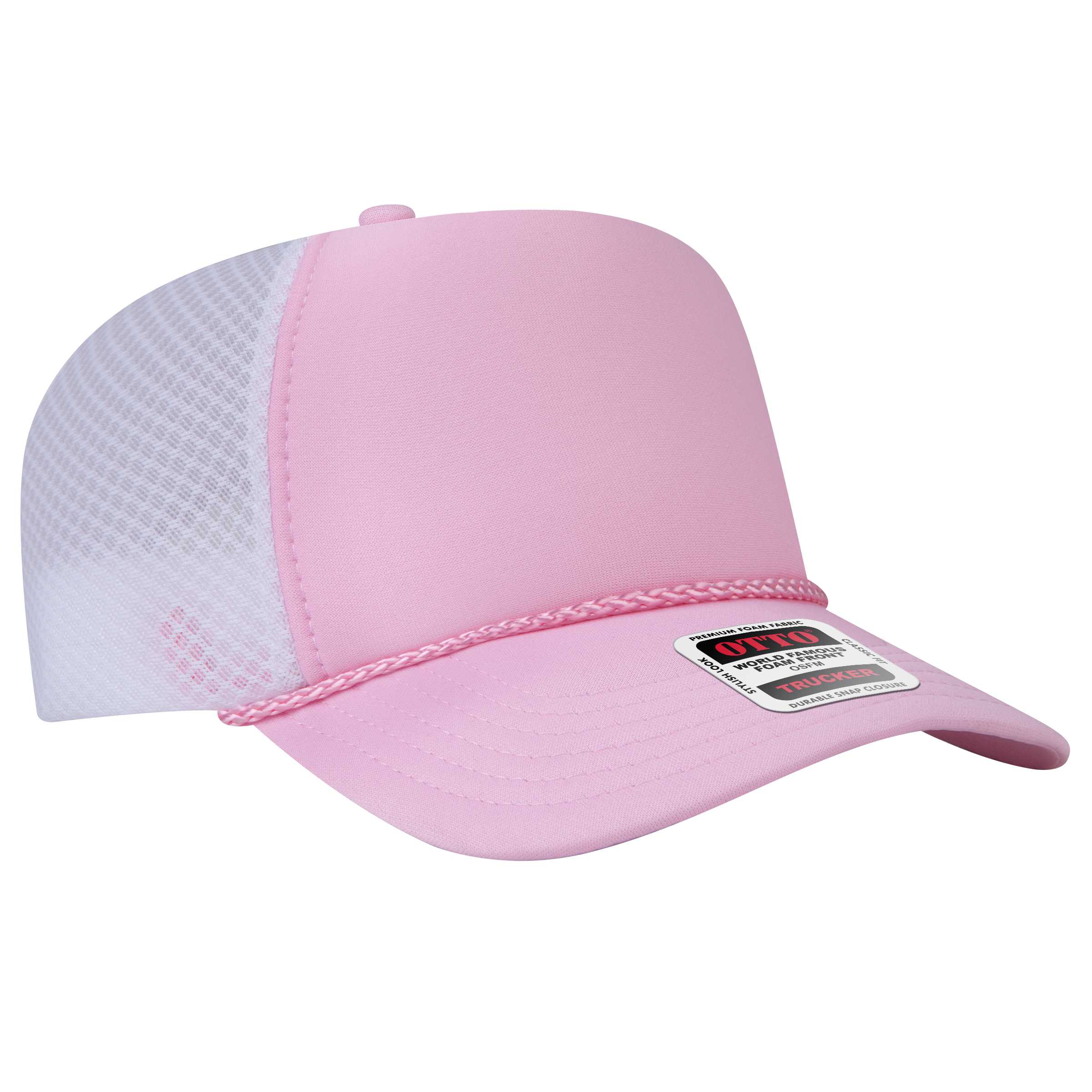 39-166 OTTO CAP 5 Panel High Crown Air Mesh Back Trucker Hat