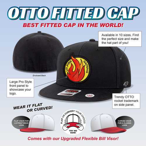 5950-1 OTTO CAP “OTTO FIT” 6 Panel Pro Style Fitted Cap