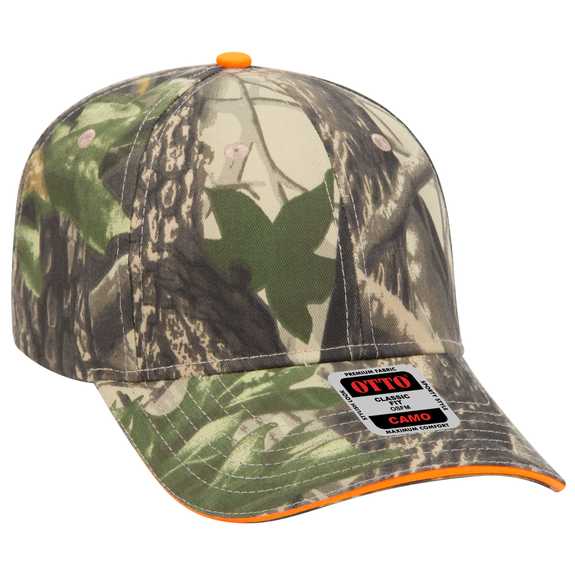OTTO CAP Camouflage 6 Panel Low Profile Baseball Cap OTTO CAP Camouflage 6 Panel Low Profile Baseball Cap