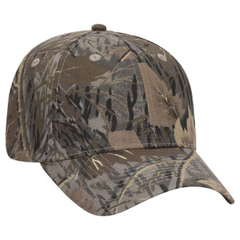 77-379 Camouflage "OTTO Flex" 6 Panel Low Profile Baseball Cap