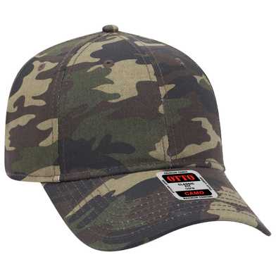 78-353 OTTO CAP Camouflage 6 Panel Low Profile Baseball Cap 78-353 OTTO CAP Camouflage 6 Panel Low Profile Baseball Cap