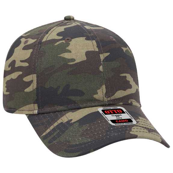78-353 OTTO CAP Camouflage 6 Panel Low Profile Baseball Cap 78-353 OTTO CAP Camouflage 6 Panel Low Profile Baseball Cap