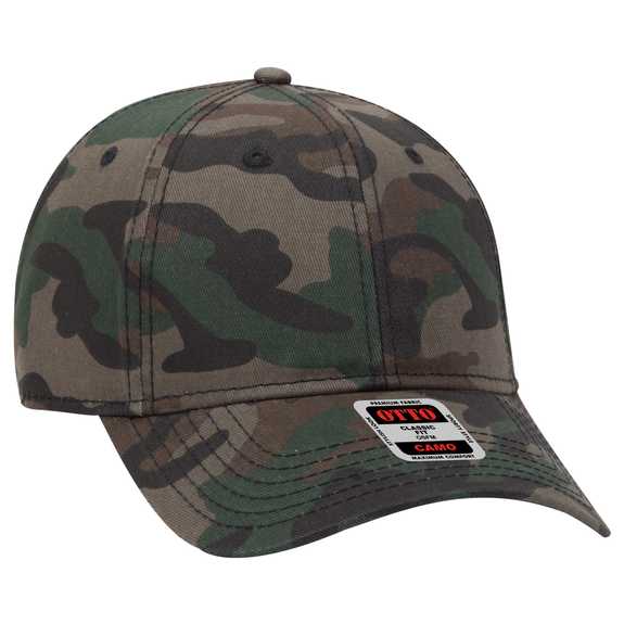 78-353 OTTO CAP Camouflage 6 Panel Low Profile Baseball Cap 78-353 OTTO CAP Camouflage 6 Panel Low Profile Baseball Cap