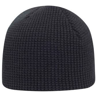 82-1068 Acrylic Knit Waffle Beanie 8"