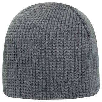 82-1068 Acrylic Knit Waffle Beanie 8"