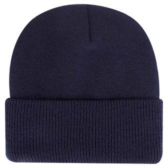 82-1316 OTTO CAP 12" Classic Knit Beanie w/ Inside Fleece Lining & Rib Knit Cuff