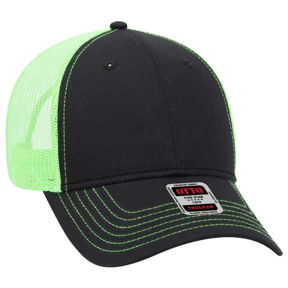 83-1239 OTTO CAP 6 Panel Low Profile Mesh Back Trucker Hat 83-1239 OTTO CAP 6 Panel Low Profile Mesh Back Trucker Hat