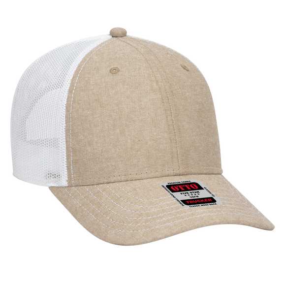 83-1239 OTTO CAP 6 Panel Low Profile Mesh Back Trucker Hat 83-1239 OTTO CAP 6 Panel Low Profile Mesh Back Trucker Hat