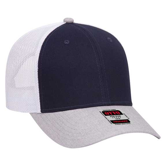 83-1239 OTTO CAP 6 Panel Low Profile Mesh Back Trucker Hat 83-1239 OTTO CAP 6 Panel Low Profile Mesh Back Trucker Hat