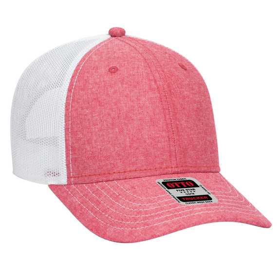 83-1239 OTTO CAP 6 Panel Low Profile Mesh Back Trucker Hat 83-1239 OTTO CAP 6 Panel Low Profile Mesh Back Trucker Hat
