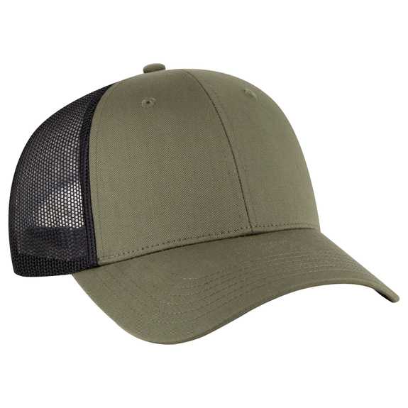 83-473 OTTO CAP 6 Panel Low Profile Mesh Back Trucker Hat 83-473 OTTO CAP 6 Panel Low Profile Mesh Back Trucker Hat
