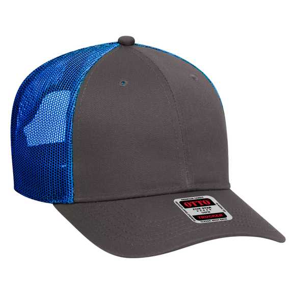 83-473 OTTO CAP 6 Panel Low Profile Mesh Back Trucker Hat 83-473 OTTO CAP 6 Panel Low Profile Mesh Back Trucker Hat