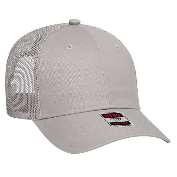 83-473 OTTO CAP 6 Panel Low Profile Mesh Back Trucker Hat 83-473 OTTO CAP 6 Panel Low Profile Mesh Back Trucker Hat
