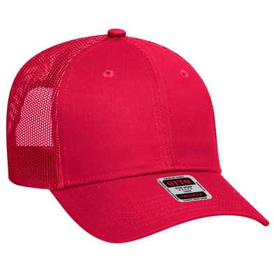 83-473 OTTO CAP 6 Panel Low Profile Mesh Back Trucker Hat 83-473 OTTO CAP 6 Panel Low Profile Mesh Back Trucker Hat