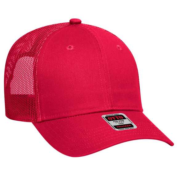 83-473 OTTO CAP 6 Panel Low Profile Mesh Back Trucker Hat 83-473 OTTO CAP 6 Panel Low Profile Mesh Back Trucker Hat