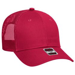 83-473 OTTO CAP 6 Panel Low Profile Mesh Back Trucker Hat 83-473 OTTO CAP 6 Panel Low Profile Mesh Back Trucker Hat