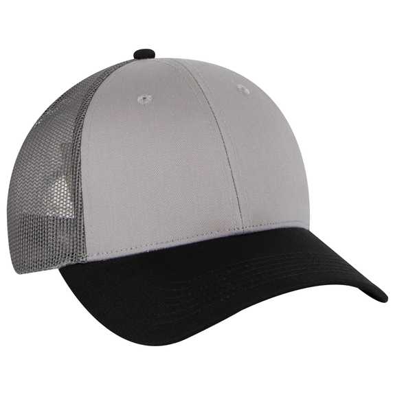 83-473 OTTO CAP 6 Panel Low Profile Mesh Back Trucker Hat 83-473 OTTO CAP 6 Panel Low Profile Mesh Back Trucker Hat