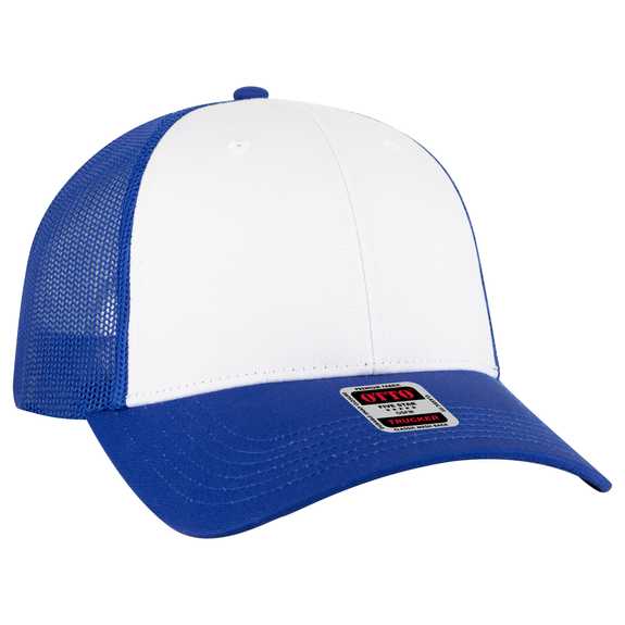 83-473 OTTO CAP 6 Panel Low Profile Mesh Back Trucker Hat 83-473 OTTO CAP 6 Panel Low Profile Mesh Back Trucker Hat