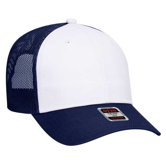 83-473 OTTO CAP 6 Panel Low Profile Mesh Back Trucker Hat 83-473 OTTO CAP 6 Panel Low Profile Mesh Back Trucker Hat