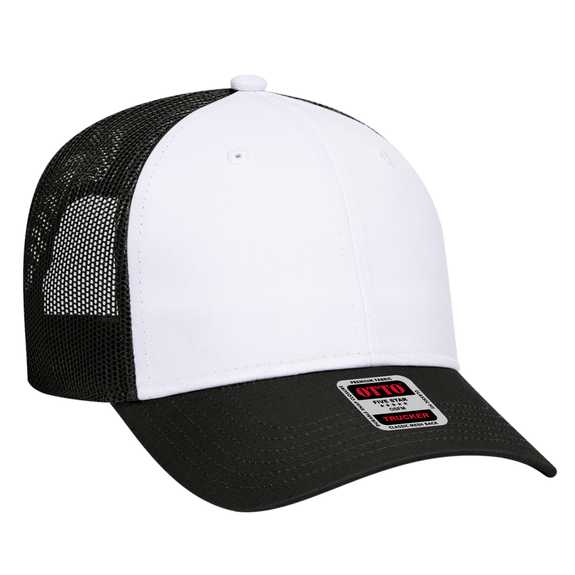 83-473 OTTO CAP 6 Panel Low Profile Mesh Back Trucker Hat 83-473 OTTO CAP 6 Panel Low Profile Mesh Back Trucker Hat