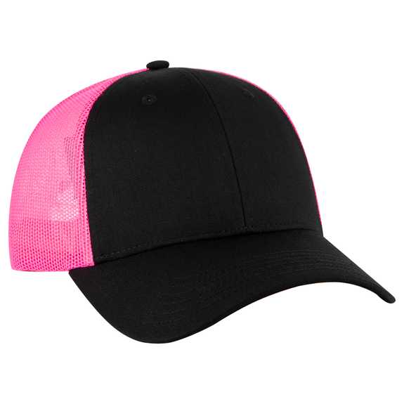 83-473 OTTO CAP 6 Panel Low Profile Mesh Back Trucker Hat 83-473 OTTO CAP 6 Panel Low Profile Mesh Back Trucker Hat