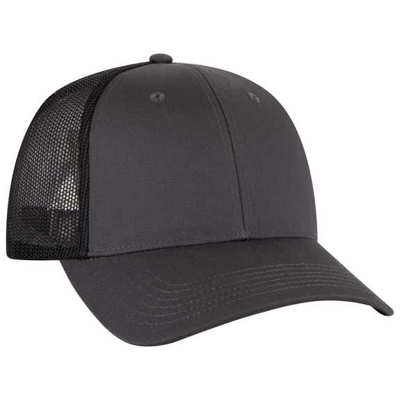 83-473 OTTO CAP 6 Panel Low Profile Mesh Back Trucker Hat 83-473 OTTO CAP 6 Panel Low Profile Mesh Back Trucker Hat