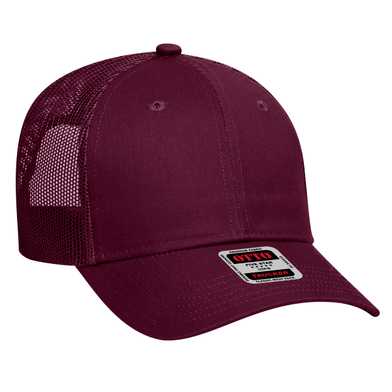 83-473 OTTO CAP 6 Panel Low Profile Mesh Back Trucker Hat 83-473 OTTO CAP 6 Panel Low Profile Mesh Back Trucker Hat