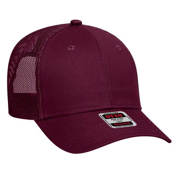 83-473 OTTO CAP 6 Panel Low Profile Mesh Back Trucker Hat 83-473 OTTO CAP 6 Panel Low Profile Mesh Back Trucker Hat