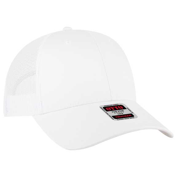 83-473 OTTO CAP 6 Panel Low Profile Mesh Back Trucker Hat 83-473 OTTO CAP 6 Panel Low Profile Mesh Back Trucker Hat