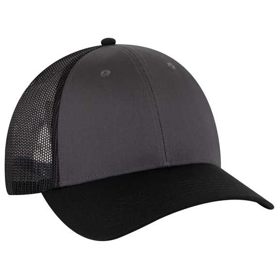 83-473 OTTO CAP 6 Panel Low Profile Mesh Back Trucker Hat 83-473 OTTO CAP 6 Panel Low Profile Mesh Back Trucker Hat