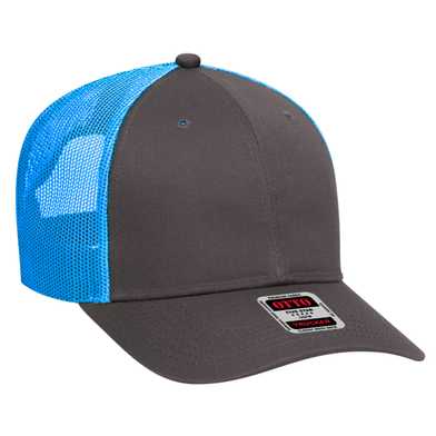 83-473 OTTO CAP 6 Panel Low Profile Mesh Back Trucker Hat 83-473 OTTO CAP 6 Panel Low Profile Mesh Back Trucker Hat