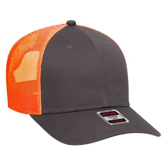 83-473 OTTO CAP 6 Panel Low Profile Mesh Back Trucker Hat 83-473 OTTO CAP 6 Panel Low Profile Mesh Back Trucker Hat