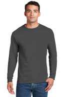 Hanes ®  Beefy-T ®  -  100% Cotton Long Sleeve T-Shirt.  5186