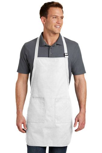 Port Authority Full-Length Apron with Pockets.  A500