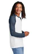Allmade ®  Unisex Tri-Blend Long Sleeve Colorblock Raglan AL6009