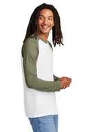 Allmade ®  Unisex Tri-Blend Long Sleeve Colorblock Raglan AL6009