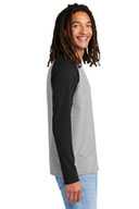 Allmade ®  Unisex Tri-Blend Long Sleeve Colorblock Raglan AL6009