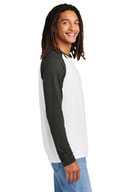 Allmade ®  Unisex Tri-Blend Long Sleeve Colorblock Raglan AL6009