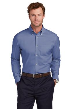 Brooks Brothers ® Wrinkle-Free Stretch Pinpoint Shirt BB18000 Brooks Brothers ® Wrinkle-Free Stretch Pinpoint Shirt BB18000